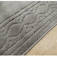 thumbnail image 2 of Custom Size Washable Anti Slip Soft Pile Trellis Bordered Gray Design Runner Rug Carpet for Hallway Stairway Entryway Kitchen Indoor Mat ( Trellis Gray, 3' x 4' ), 2 of 4