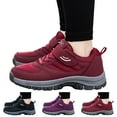 thumbnail image 3 of CAICJ98 Womens Shoes Womens Running Shoes Slip On Walking Comfort Sneakers Breathable Casual Loafers,Purple, 3 of 5