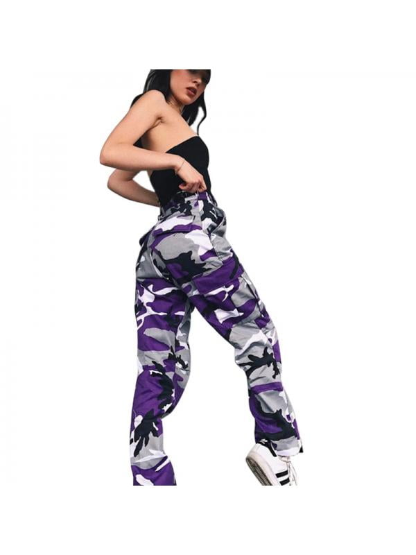 cargo camo trousers womens