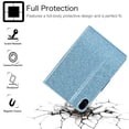 thumbnail image 2 of Case for iPad 10 2022, Allytech for iPad 10.9" 10th Gen, Slim Premium PU Leather Anti-Shock Drop Proof Non-Slip Stand Wallet Case with Card Holder for iPad 10th Generation 10.9 inch 2022, Blue, 2 of 6