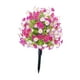thumbnail image 4 of Flores artificiales Decoración del jardín topiario Vigidor de bricolaje Decedente de decoración de bodas Plantas con estaca para un regalo de paisaje Rosa, 4 of 8