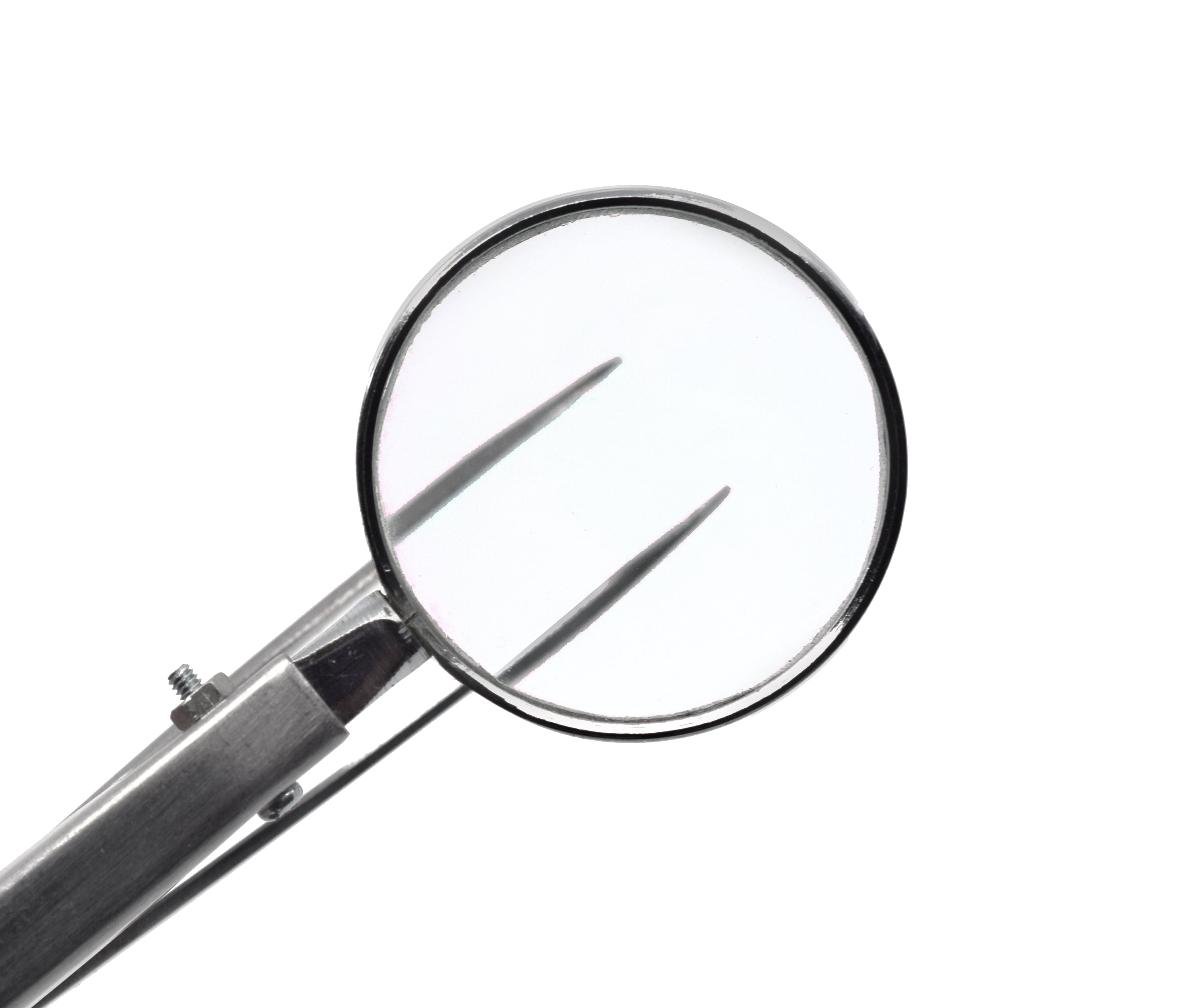 Forceps with Built-In Magnifying Glass, 5" - Fine Tip Tweezers - Excellent for Detailed and Precise Work - Eisco Labs