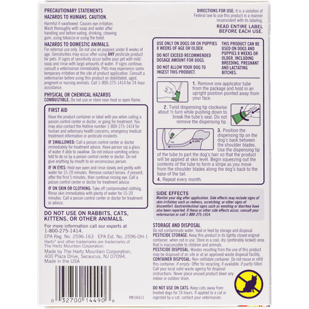 HARTZ FIRST DEFENSE TOPICAL TREATMENT FOR DOGS 5-22 LBS