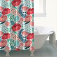 thumbnail image 4 of Pioneer Flower Floral Print Pattern Shower Curtain 72"x84" ,Bathroom Decorative Shower Curtains Set with 12 Hooks,Modern Waterproof Washable Shower Curtain, 4 of 6