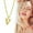 Imitation Golden, variant on Openpig Necklace for Men Women, Imitation Golden 26 Letters Pendant Necklace, Personalized Jewelry Gifts
