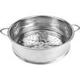 thumbnail image 1 of GFDYREE Stainless Steel Steamer Pot 7.8 Inches Round Cooking Rack Food Steamer Basket Insert for Kitchen Dim Sum Dumplings Bun(20cm), 1 of 7
