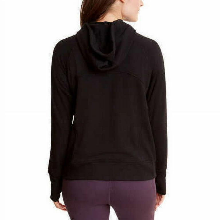 Danskin black zip sales up jacket