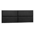 thumbnail image 7 of BELLEZE Upholstered Wall Mounted Black Bed Backboard Fits a Twin, Double, Queen, King Bed Frame, 30" x 11.5" - Configuration of 12 Individual Panels, 7 of 7