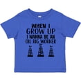 thumbnail image 3 of Inktastic Future Oil Rig Worker Boys or Girls Toddler T-Shirt, 3 of 5