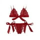 thumbnail image 5 of Lencería europea y americana de encaje con abertura de tres puntos, ropa interior sexy fácil de usar, 5 of 5