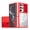 Red, variant on for Samsung Galaxy S25 Ultra Case, Stylish Slim Crystal Clear PC Back + TPU Silicone Case with Sliding Camera Cover Anti-fingerprint Shockproof Phone Cases for Samsung Galaxy S25 Ultra, Black