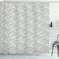 thumbnail image 1 of Ambesonne Astrology Shower Curtain, Geometric Alchemy, 69"Wx75"L, Black White, 1 of 3