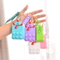 thumbnail image 4 of De Burbujas De Empuje Muñeco De Nieve De Navidad Monedero Llavero Bolsa Antiestrés Juguete De Descompresión De Silicona Moyic HA045173-05, 4 of 6