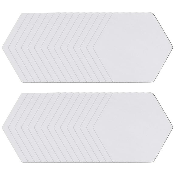 Sublimation Coasters Blanks Hexagon Shape, 30 Pieces