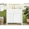 thumbnail image 5 of 36-Inch Modern Design - Smooth Metal Drawer Slides - Bathroom Storage - Sturdy and Durable, 5 of 7