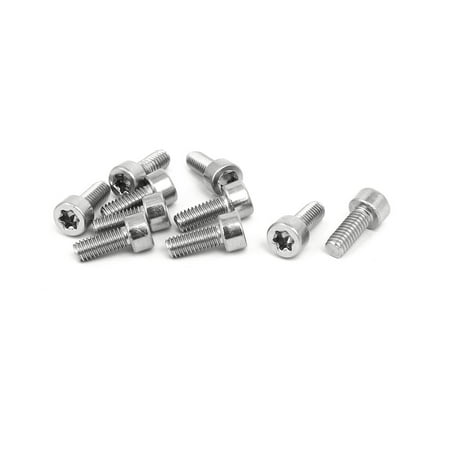 

M4x10m Thread T20 Torx Drive 304 Stainless Steel Torx Socket Cap Screw 10pcs