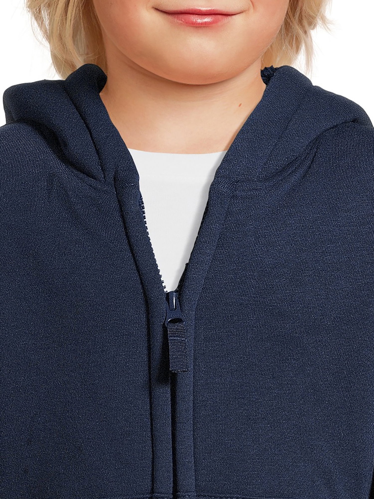 Wonder Nation Boys’ Faux Shearling Hoodie Jacket, Sizes 4-18 Husky