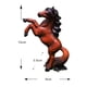 thumbnail image 3 of Estatua, Figura de Caballo Esculturas Realistas Adornos Colección Creativa para Marrón, 3 of 3