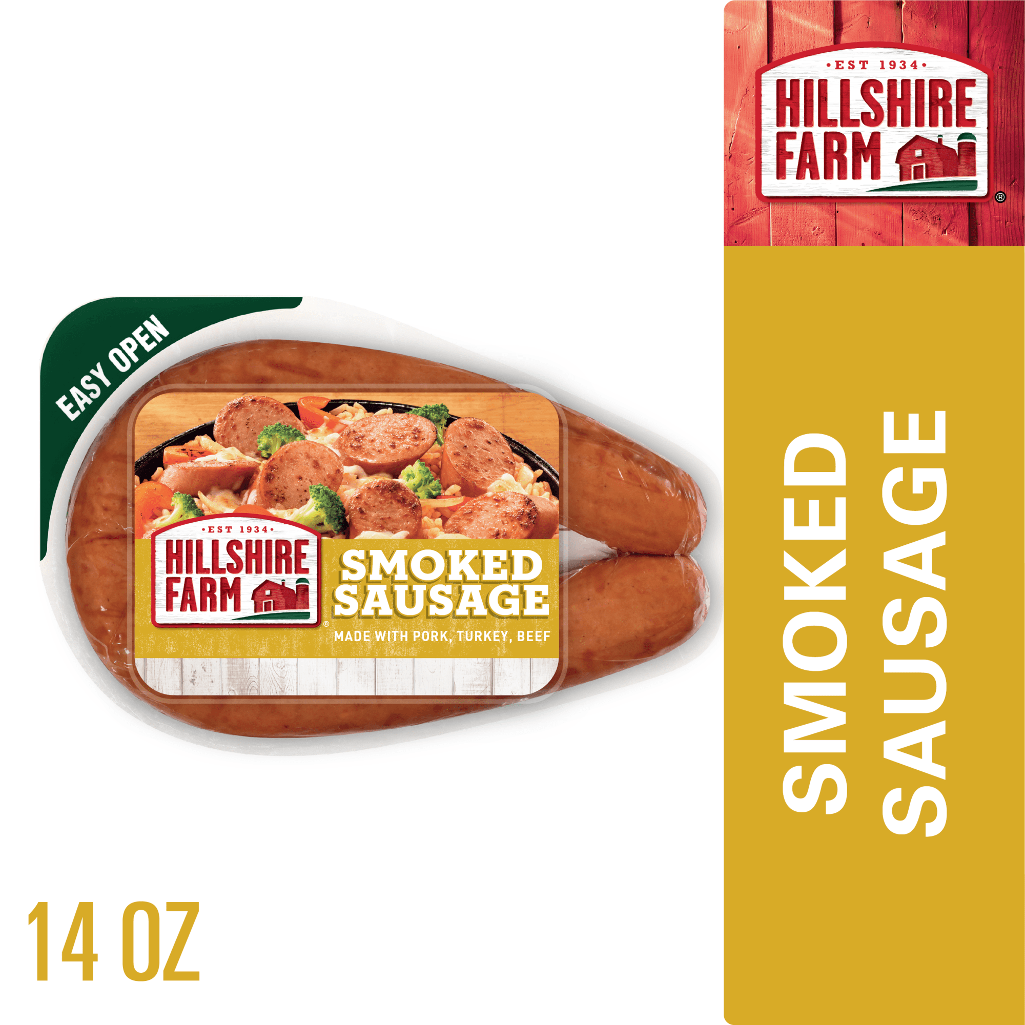 Hillshire Farm Smoked Sausage 14 Oz Walmart