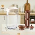 thumbnail image 3 of Cold Brew Coffee Maker 1L/35oz Portable and Durable Iced Tea and Coffee Brewer Leak-Proof and BPA-Free Removable Mesh Filter For Easy Cleaning and Using Dishwasher Safe Space Saving., 3 of 7