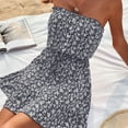 thumbnail image 2 of Strapless Dress Women Summer Beach Sundress Top Dress, 2 of 5