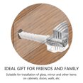 thumbnail image 6 of 24 Sets Mirror Holder Clips Wine Cabinet Glass Clips Cabinet Mirror Hanging Kit, 6 of 8