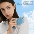 thumbnail image 3 of Magnetic Camera Handle Mobile Phone Shelf Selfie Magnetic Suction Wireless Charging Bracket Desktop Charger Pink Basics, 3 of 4