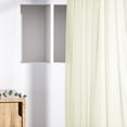 thumbnail image 5 of 2 Panels Window Sheer Curtains for Bedroom Living Room Not See Through Privacy Linen Textured Window Curtain t 52"×85", 5 of 8