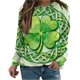 thumbnail image 2 of Uootdi Oversized St Patricks Day Sweatshirts for Women Irish Saint Pattys Shamrock Crewneck Long Sleeve Shirts Holiday Trendy Pullover Tops Gift, 2 of 8