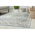 thumbnail image 5 of Rugs America Preston PS40A Magnolia Hatchwork Transitional Vintage Gray Area Rug, 8'0"X10'0", 5 of 5