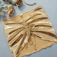 thumbnail image 5 of Levmjia Women's Metallic Two Piece Bikini Set Halter Top Side Tie Bottom Swimsuit Nylon Spandex High Waisted Beachwear Summer Swimwear Sets, 5 of 9
