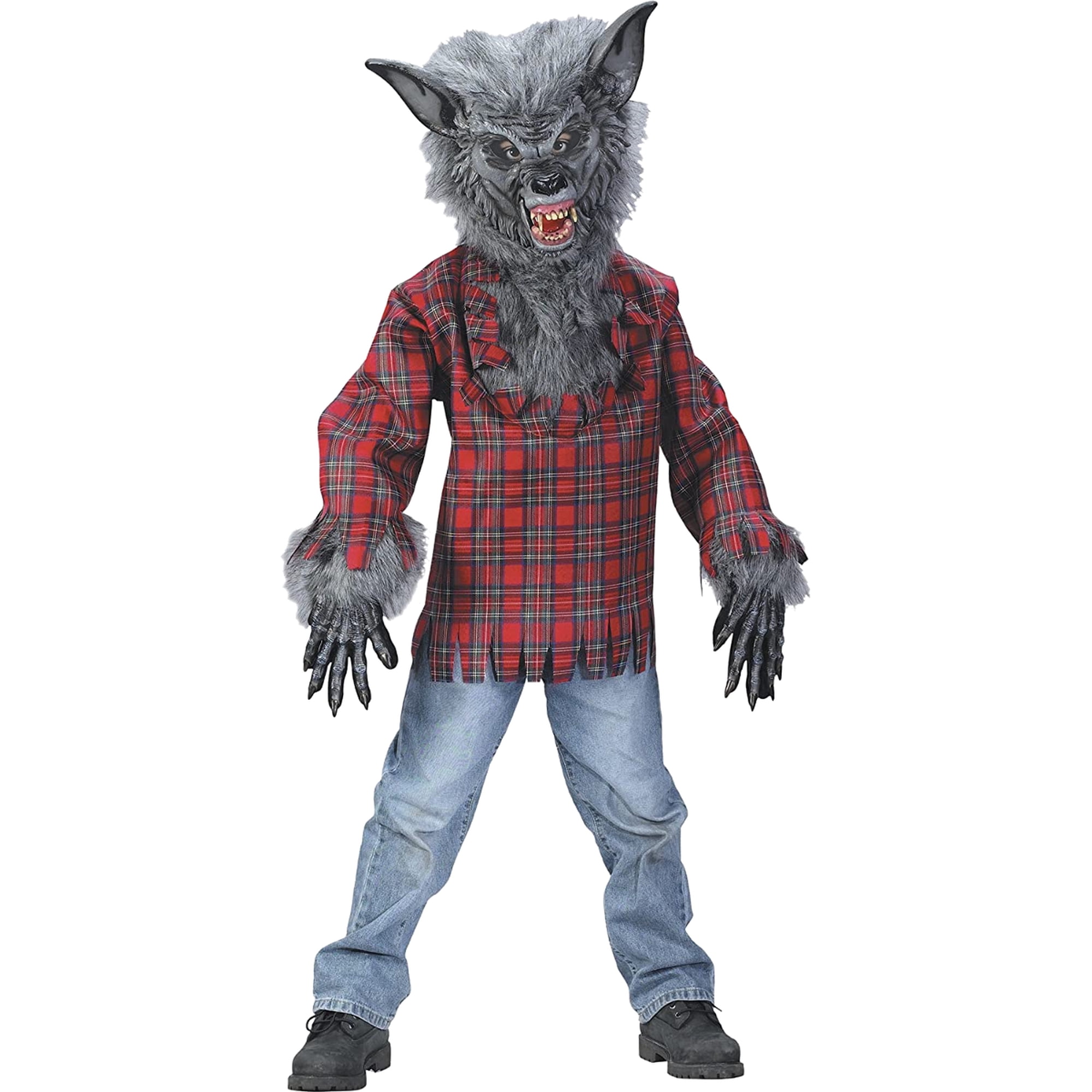 Fun World Werewolf Boy's Halloween Fancy-Dress Costume for Teen, Regular XL (14-16)
