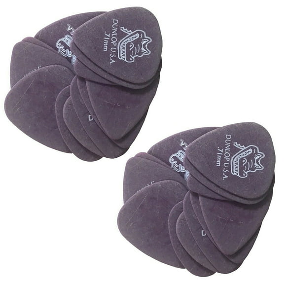 Dunlop Guitar Picks  24 Pack  Gator Grip  .71mm  Medium  417P.71