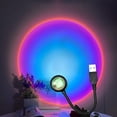 thumbnail image 3 of 5v 1w Led Sunset Lamp Projector Portable Colorful Flexible Adjustable Background Atmosphere Light, 3 of 8