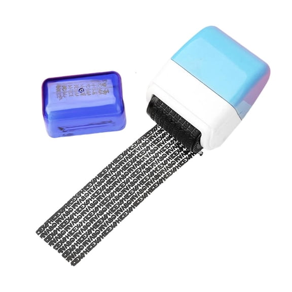 Giaone Wide Roller Security Stamp For Mail Package Address Blackout