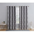 thumbnail image 3 of THD Sophia 100% Complete Blackout Privacy Energy Efficient Grommet Window Treatment Curtains - Pair, 3 of 7
