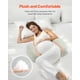 thumbnail image 3 of VEVOR Almohada de cuña para embarazo en forma de W, almohada de maternidad para embarazadas, suave y transpirable, 3 of 9