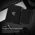 thumbnail image 3 of ENIGMA Men's RFID Blocking Front Pocket Wallet, Minimalist Bifold Card Holder Tactical Wallet for Men - Hexagon, 3 of 6