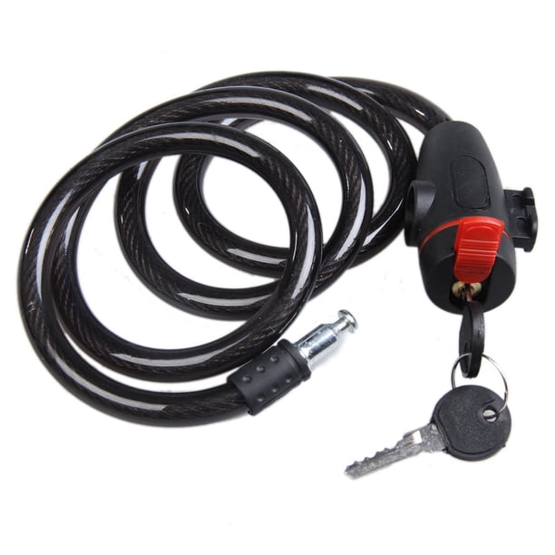 Kuymtek Cable Bobina Acero Antirrobo Universal Candado Bicicleta Candado Motocicleta Con Llave