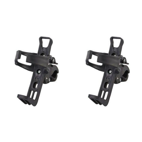 Bike Bottle Cage Holder Adjustable Universal Water Bottle Mount for Adult & Kids Bikes 360° Swivel Drink Cup Holder for Mountain Bikes, Strollers,Cycling No Tools Installation,Lightweight Secure Fit