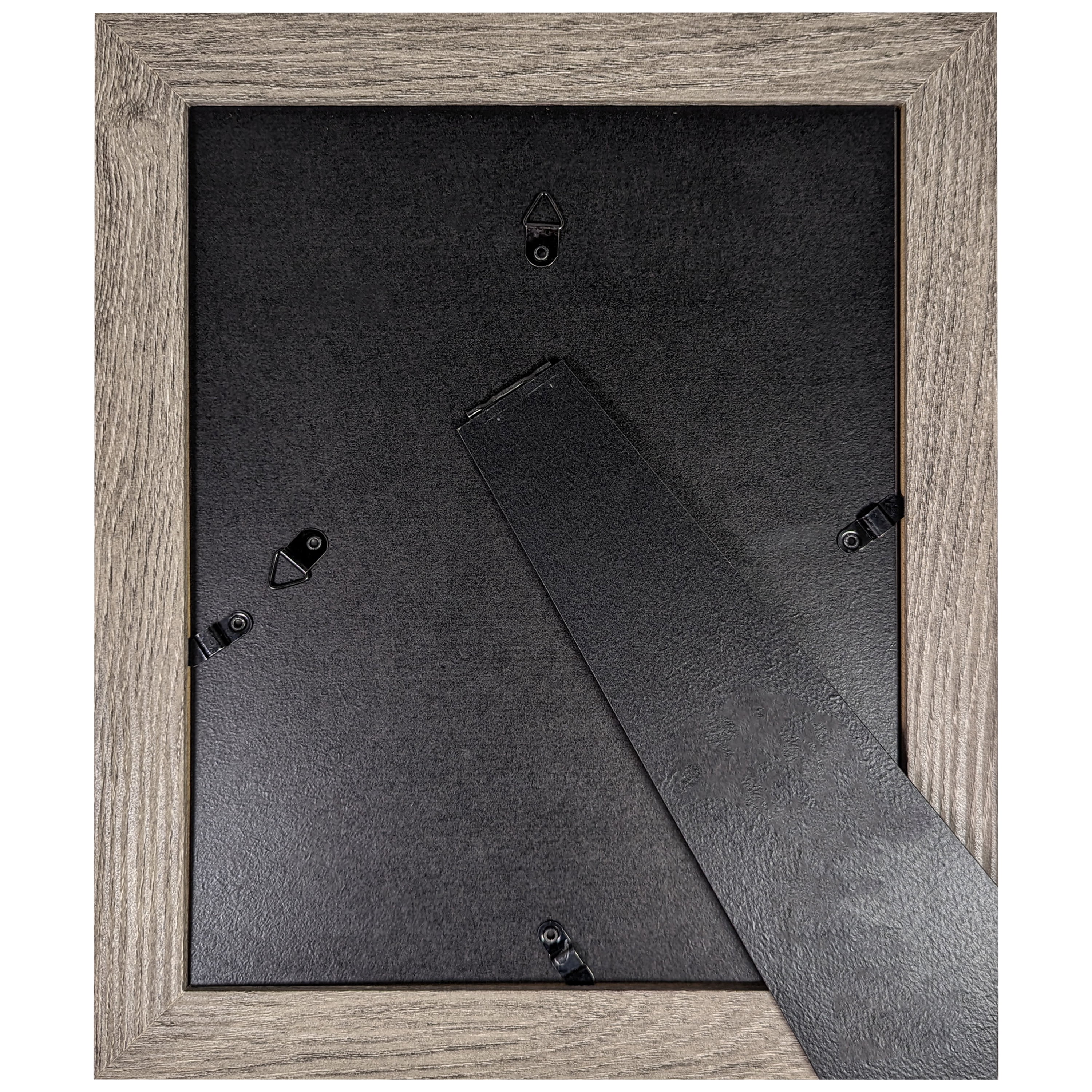 (2 pack) Mainstays – 8x10 Picture Frame – Rustic Gray Gallery Bevel Program Tabletop & Wall Photo Frame