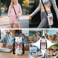 thumbnail image 5 of Pzuqiu American Flag Bow Backpack for Girls 6-8 with Lunch Box, Water Bottle Sleeve, Pencil Case & Keychain, 5-Piece Set Kawaii 17 Inch Large Capacity Bookbag for Back to School Supplies, 5 of 6