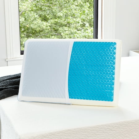 Modern Sleep Reversible Cool Gel and Memory Foam Pillow, Standard