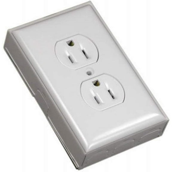 Wiremold Duplex Switch Outlet Box Ivory - 2 Ports - 1 Pack