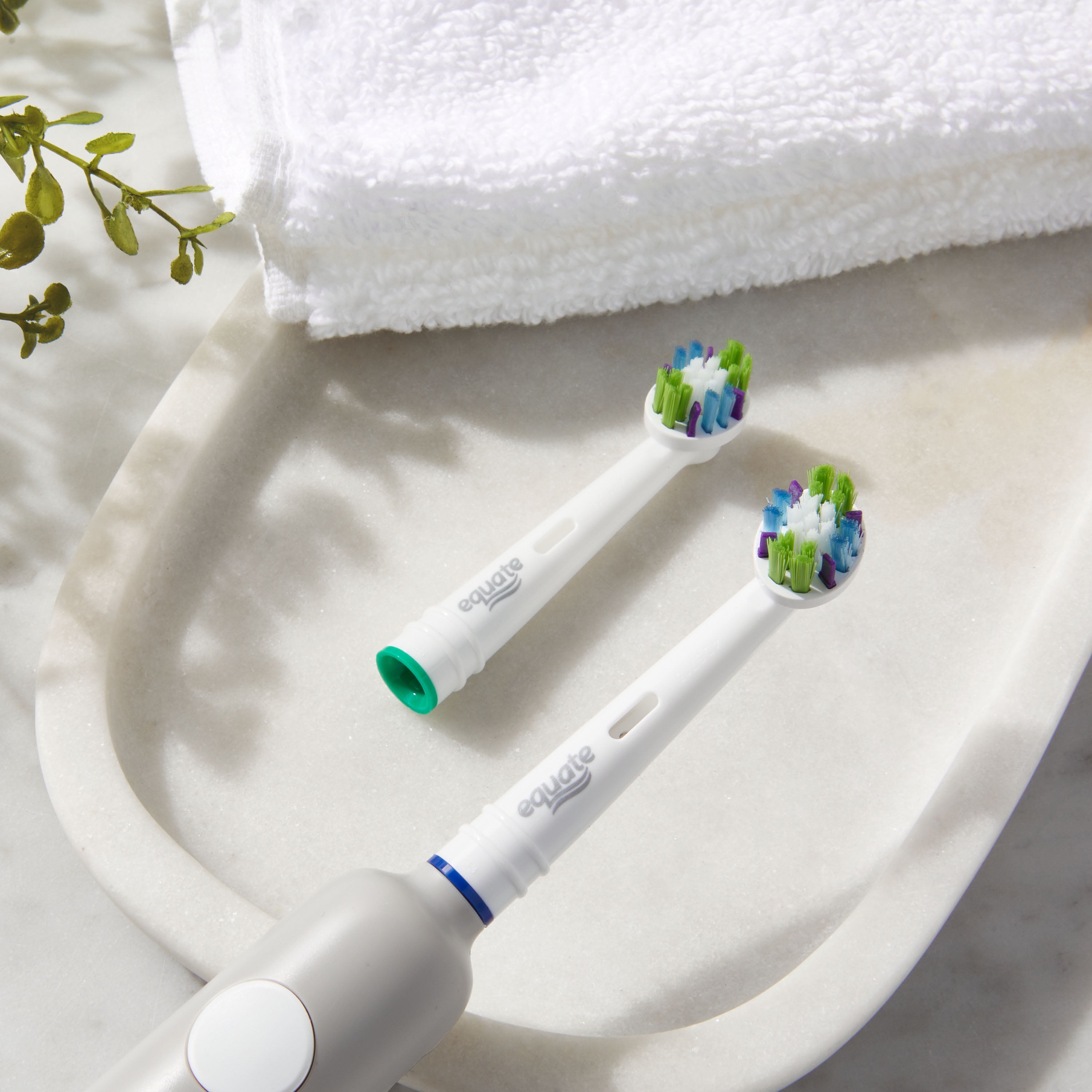 Equate EasyFlex Flossing Bacteria Defense Electric Toothbrus