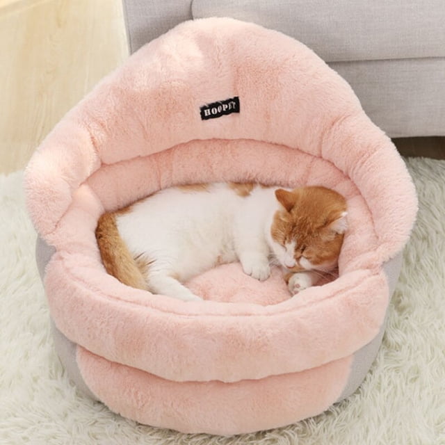 Pet Cat's House Indoor Cat Bed Warm Small Dogs Beds Portable Kitten Mat Soft Cute Sleeping Loungers Window Bag Products zhangmengya LED