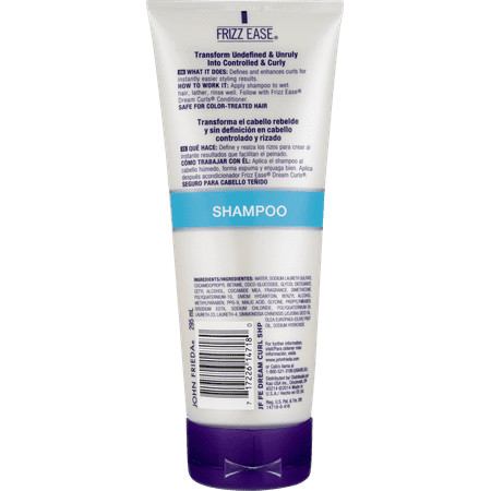 John Frieda Frizz Ease Dream Curls Shampoo, 10 Oz