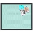 thumbnail image 2 of PinPix 24x20 Custom Cork Bulletin Board Blue Chain Poster Board Has a Fabric Style Canvas Finish, Framed in Blue Chain, by ArtToFrames (PinPix-571), 2 of 6