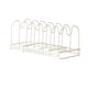 thumbnail image 1 of Soporte retráctil para tapas de ollas, de hierro, para múltiples utensilios de cocina, universal, blanco, 1 of 6