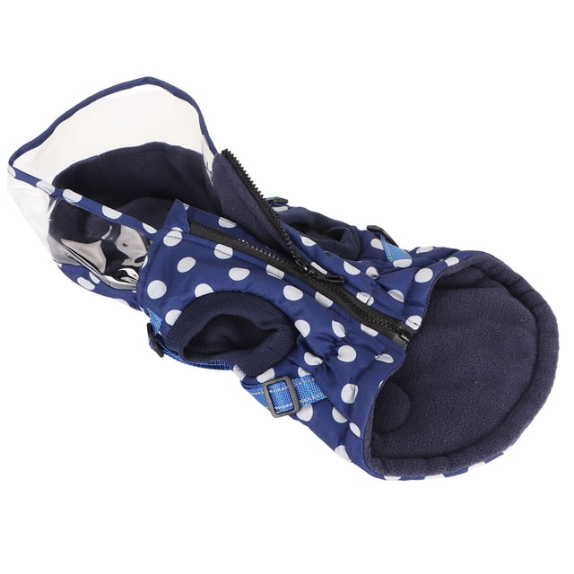 Abrigo para Perro a Prueba de Viento Cálido y Ajustable de Algodón para Exteriores con Capucha Ropa para Clima Frío Otoño e Invierno ANGGREK Otros